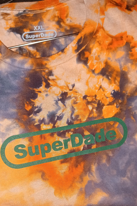 SuperDade® Tie-Dye T-Shirt (Dirty Orange)