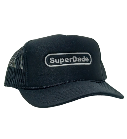 SuperDade® Black Trucker Hat