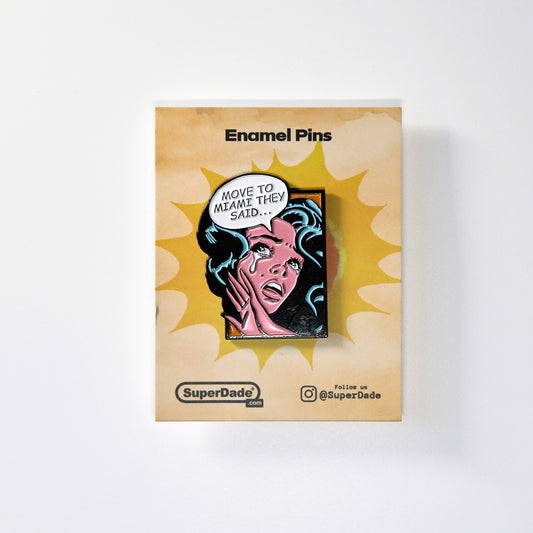 SuperDade® Move2Miami Enamel Pin