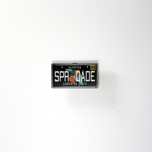 SuperDade® License Enamel Pin (Black)