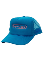 SuperDade® VICE CITY Trucker Hat (Turq/Pink)