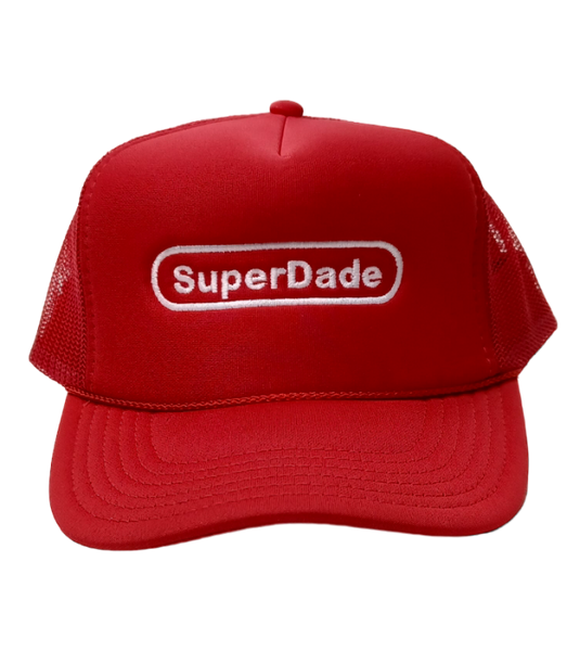 SuperDade® Red Trucker Hat