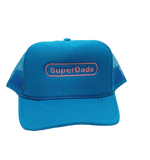 SuperDade® VICE CITY Trucker Hat (Turq/Pink)