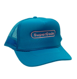 SuperDade® VICE CITY Trucker Hat (Turq/Pink)