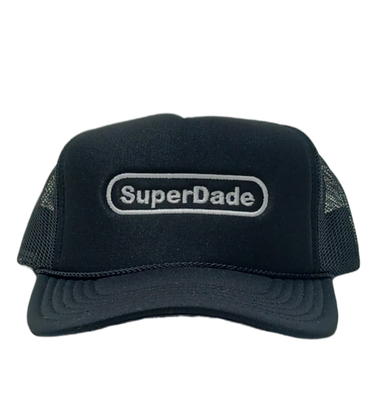 SuperDade® Black Trucker Hat